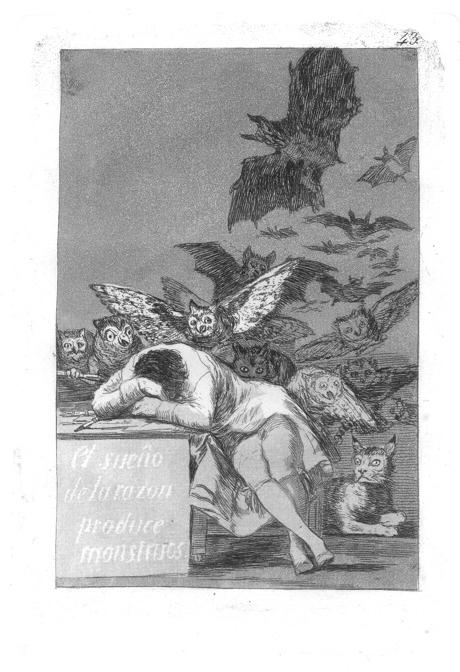 Zum Geleit: Francisco Goyas Kunstwerk Der Schlaf der Vernunft gebiert Ungeheuer ist kurz nach der Französischen Revolution