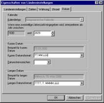 Cashgirl - Seite 6 von 9 3. Anwendung 3.1. Vorbereitungen In Windows 95, Windows 98 und Windows NT sollte die grundlegende kurze Datumseinstellung immer eine 4-stellige Jahreszahl beinhalten.