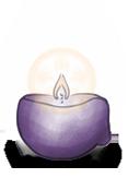 In stillem Gedenken an Manuela Burmeister gestorben am 11. Oktober 2016 Barbara Özer entzündete diese Kerze am 11. Februar 2018 um 14.