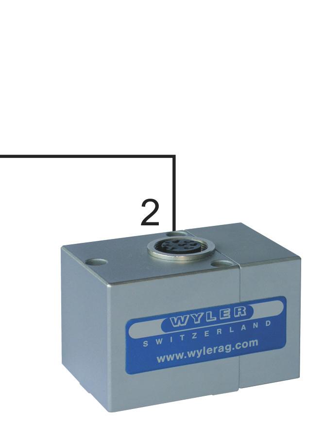 Anschluss / Electrical connection Buchse / female connector: Binder, BRD / West Germany, Serie 723-9-128-7 Stecker / Male connector Binder, Serie 680-9-325-00-7 (IP40) Binder, Serie 723-9-125-10-7