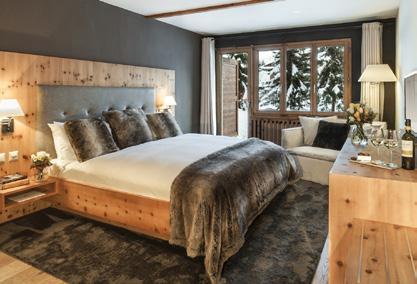 ZIMMER Sweet Dreams Das Bergspa Hotel LA VAL**** begeistert mit einer Auswahl von 37 modernen Zimmern und Suiten, die im charmanten Alpenchic- Stil eingerichtet