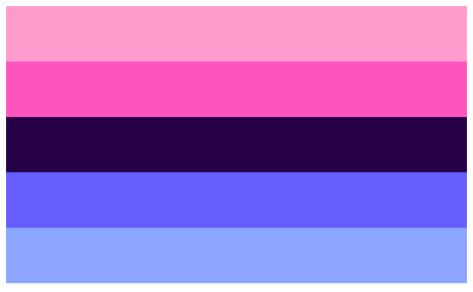 2.6 Ominsexuelle Flagge Omnisexuelle Menschen sind fast wie pansexuelle, also fühlen sich zu allen Geschlechtern hingezogen.