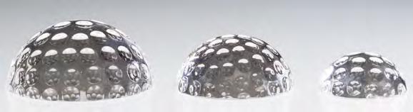 Half Golfballs aus Kristallglas Golf Ø 8 cm 65415 3,-