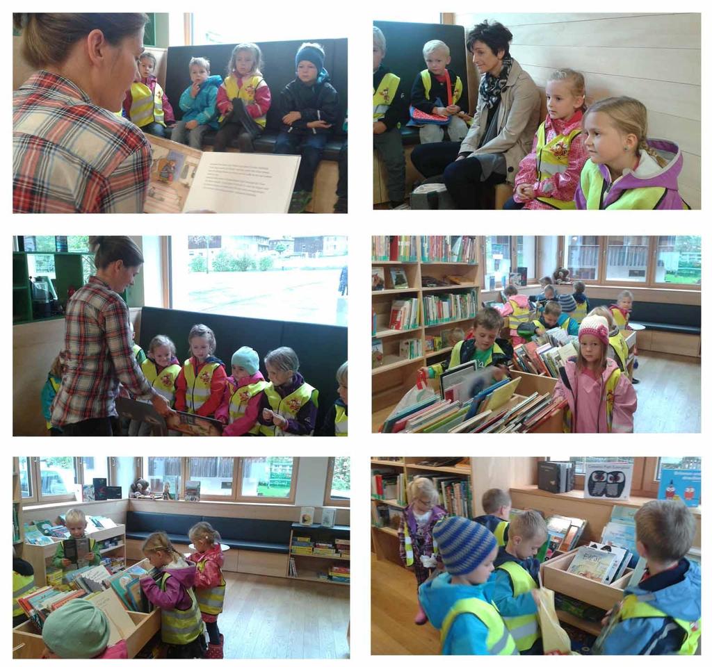 VERANSTALTUNGEN/PROJEKTE 5.7 Gruppenbesuche Kindergarten/Spielgruppe Die Frühleseförderung ist uns ein großes Anliegen.