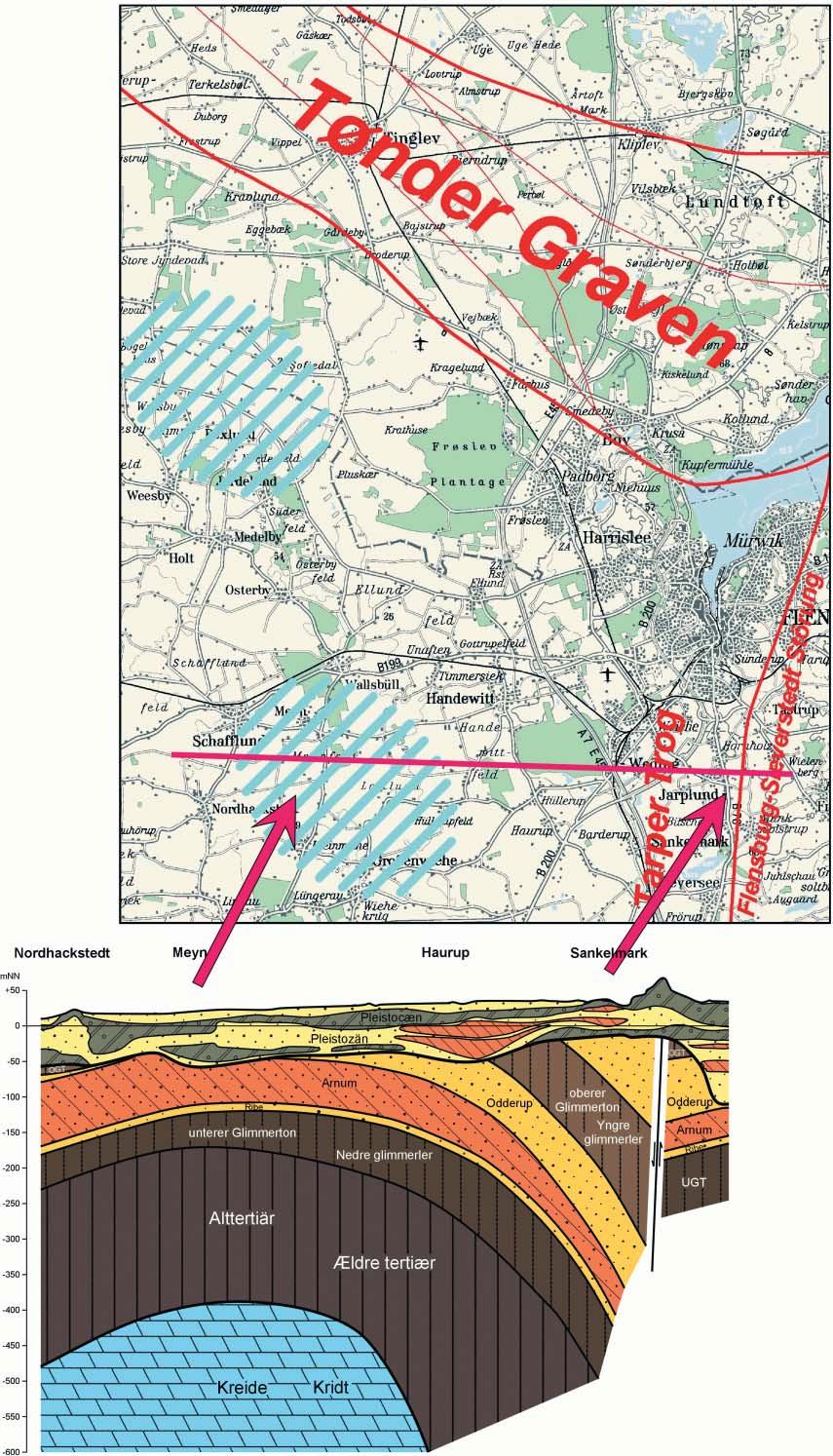 Abbildung 3: Tektonische Gliederung des Projektgebietes