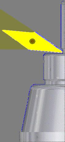 Der Schruppvorgang zur Reduzierung des zylindrischen Durchmessermaßes wird hierbei auch Abspanen genannt.