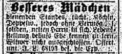 Lebensstellung (siehe z.b. Abb. 33). Dass die häufigste Spezifizierung des Elementes die Abb. 33: Münchner neueste Nachrichten, 05.03.1903 Vierte Ausgabe.