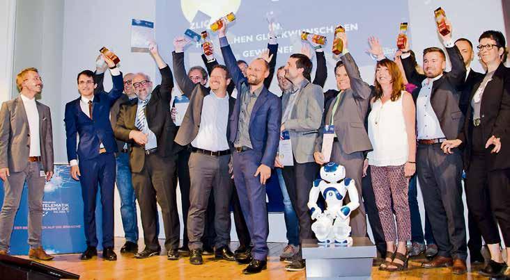 Telematik Award Rückblick auf die feierliche Verleihung des Telematik Awards 2017 auf der IFA Berlin Die glorreichen Zehn der Human-Telematik Mehrwöchiger Bewertungsprozess durch unabhängige Fachjury