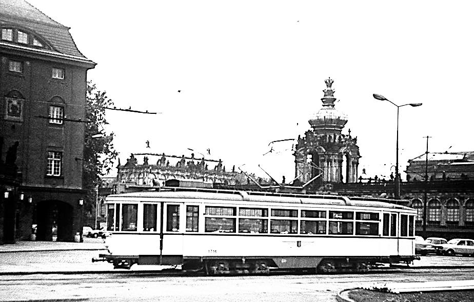 Augustusbrücke vor der Kriegszerstörung Dresdens und