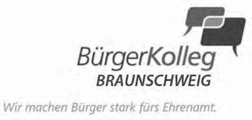 Das BürgerKolleg Braunschweig ist ein Projekt der Bürgerstiftung Braunschweig in Kooperation mit der Volkshochschule Braunschweig.