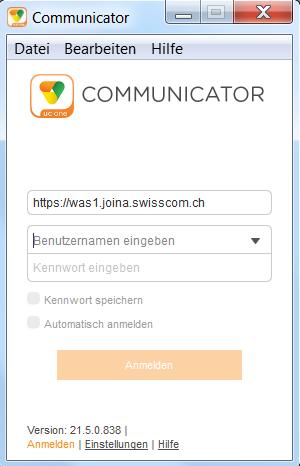 5 UC-One Communicator auf weiteren Geräten einrichten Möchten Sie den UC-One Communicator auf weiteren Geräten (z.b.