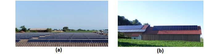 Aggregierte Ergebnisse zur Begleitforschung Solare Großanlagen 2010-2015 23 Abbildung 14: (a) Beschlägefabrik Blum, Vlbg.(460m, 16 m Wasserspeicher, SD: 6%, SE: 442 kwh/m a).