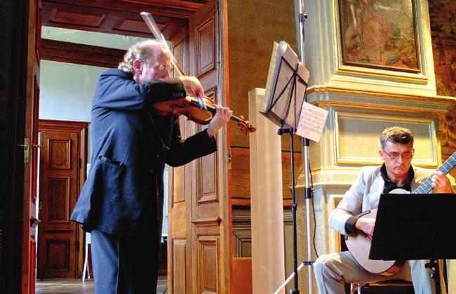 Meister ihres Faches Ilya Grubert und Claudio Piastra im Villa Musica Konzert auf Schloß Malberg Am Sonntag 16.