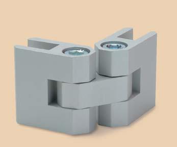 Aluminium R 17 Multifunktions- Glasverbinder (variabel) 5-8 mm 30 505......2.