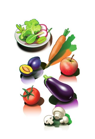 Form von Suppe. Die Gemüseportion kann durch eine Portion Früchte ersetzt oder ergänzt werden.