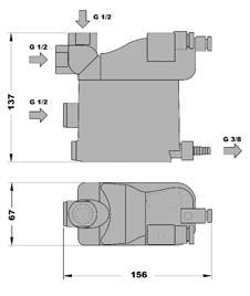 Standardausführung mit BSP Gewinde (G) für 230V/50-60Hz Versorgungsspannung (230).