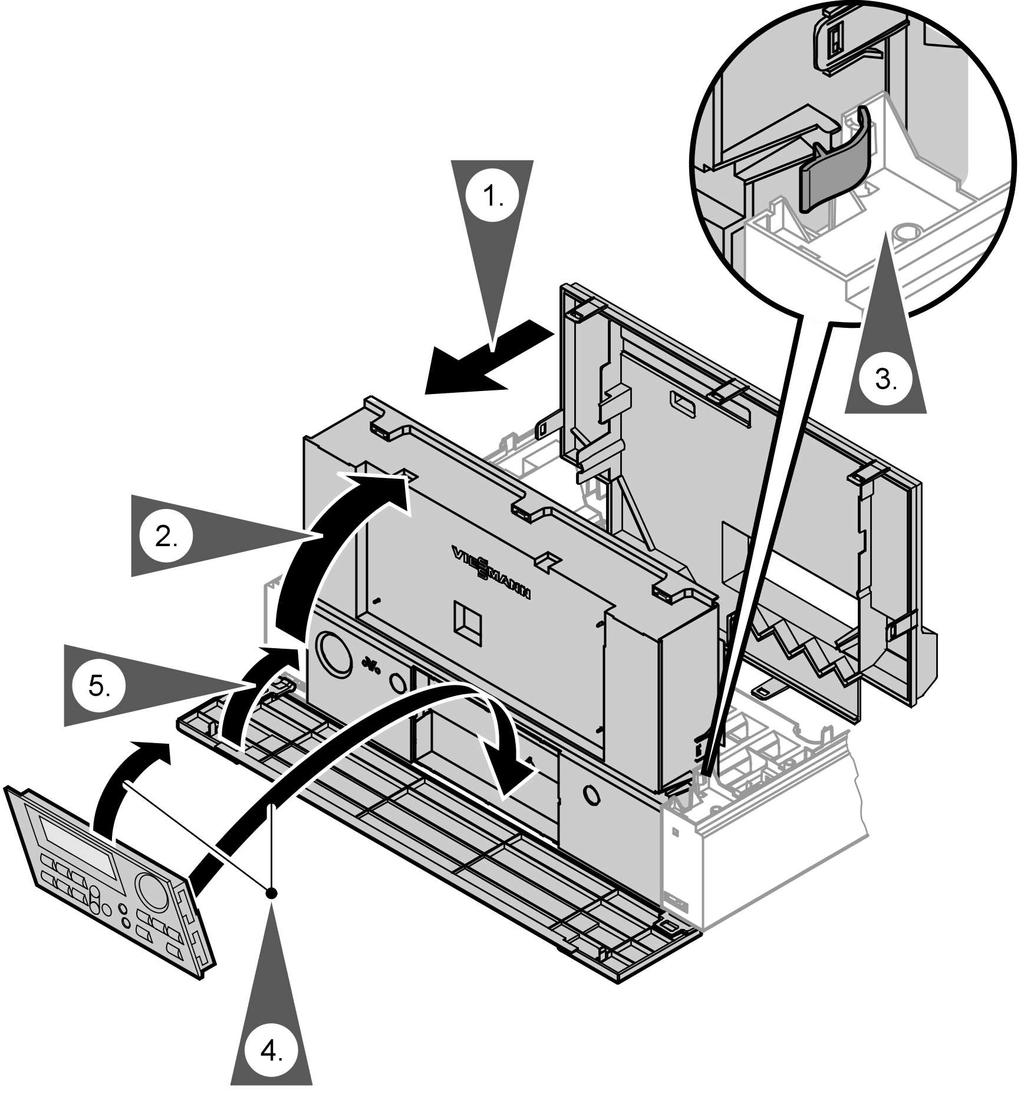 Elektrische Anschlüsse (Fortsetzung) Bei größeren Leitungsquerschnitten (bis 714 mm) vorhandene Leitungsdurchführung entfernen.