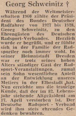 Deutschen Turn- und Sporttages wurde Manfred Ewald am 28. Mai 1961 zum neuen Präsidenten des DTSB gewählt.