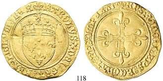 650,- 120 Ecu d or au soleil o.j. (1519), Lyon. 3,38 g. 345; Duplessy 775. f.vz 850,- 116 Charles V.