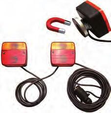 Anhänger-Lampen mit Magnethalter - zur Montage an Anhängern - linke und