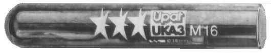 SCHWERLASTANKER Anker & Dübel aus Stahl und Kunststoff Upat-UKA 3 Verbundanker Patronen: Bohrdurchmesser Bohrdurchmesser UKA 3 M 08 10 mm UKA 3 M 12 14 mm UKA 3 M 10 12 mm UKA 3 M 16 18 mm