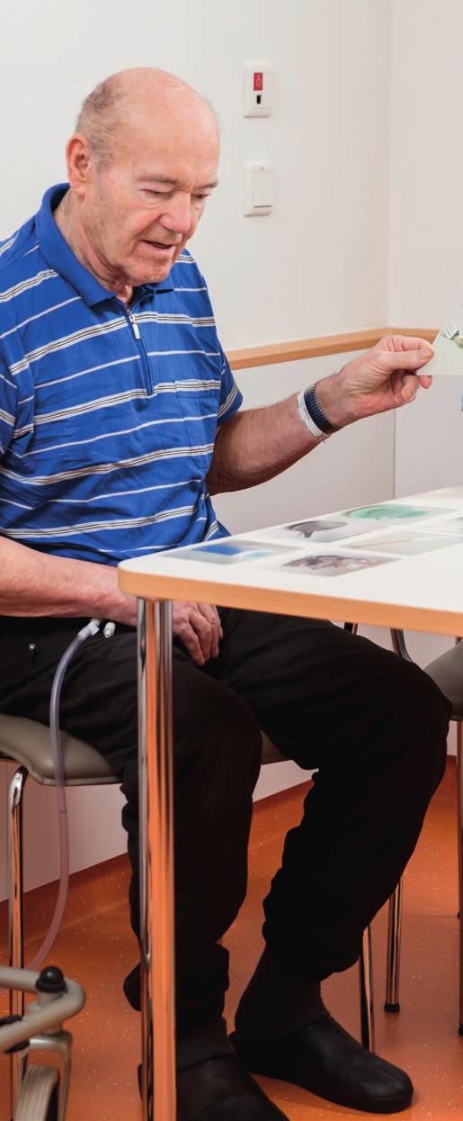 Leistungen in der Geriatrie In der Geriatrie werden die diagnostischen und therapeutischen Maßnahmen immer an die Bedürfnisse älterer Menschen angepasst.