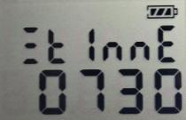 : um 07:30 h wird eine Messung ausgelöst GSM Modus GS sen Tel.Nr.: Empf.