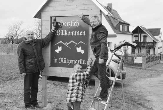 6 28/02/2014 Neue Begrüßungsschilder in Rützengrün Bereits seit den 1980-er Jahren wurden die Einwohner Rützengrüns und deren Gäste von zwei Schildern an den Ortseingängen begrüßt.
