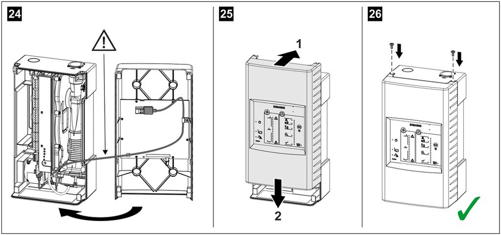 3 Montage Nachbereitungen Funktionskontrolle des Aspirators Kontrollieren Sie Folgendes: Prüfen Sie den Luftstrom und die Transportzeit des Systems anhand des Installationsprotokolls und/oder der