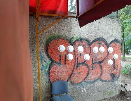 bestehendem Graffiti, Mexiko-Stadt, 2017 Deco, graffiti