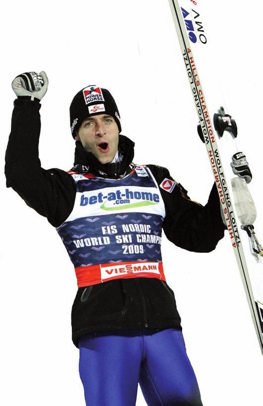 Zwei WM-Titel für Überflieger Wolfgang Loitzl! Der Skispringer Wolfgang Loitzl gewann bei der Nordischen Ski-WM in Liberec gleich zwei Weltmeistertitel.