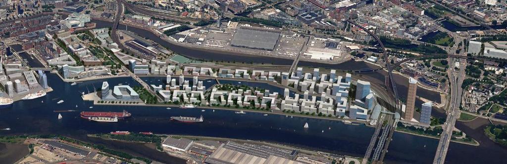 Versorgungsgebiet östliche HafenCity» Im Neubaugebiet HafenCity entsteht auf einem ehemaligen Hafenareal ein neuer Stadtteil, der Wohnraum für rund 14.