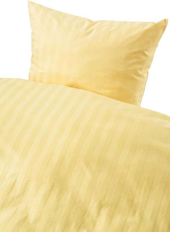 Reißverschluss Kopfkissen Bettwäsche schließbare Länge 130 cm gelb 