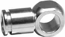 metallische Baureihe Ring-Anschluss, einfach, für Hohlschraube 40-013 Hohlschrauben siehe Seiten 35 und 36. Bestell-Nr. für Hohlschraube H L 3 L 4 B D 1 NW Schl.