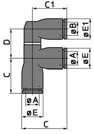 leichte Baureihe Doppel-90 -Verbinder, schwenkbar 40-K27 Bestell-Nr.