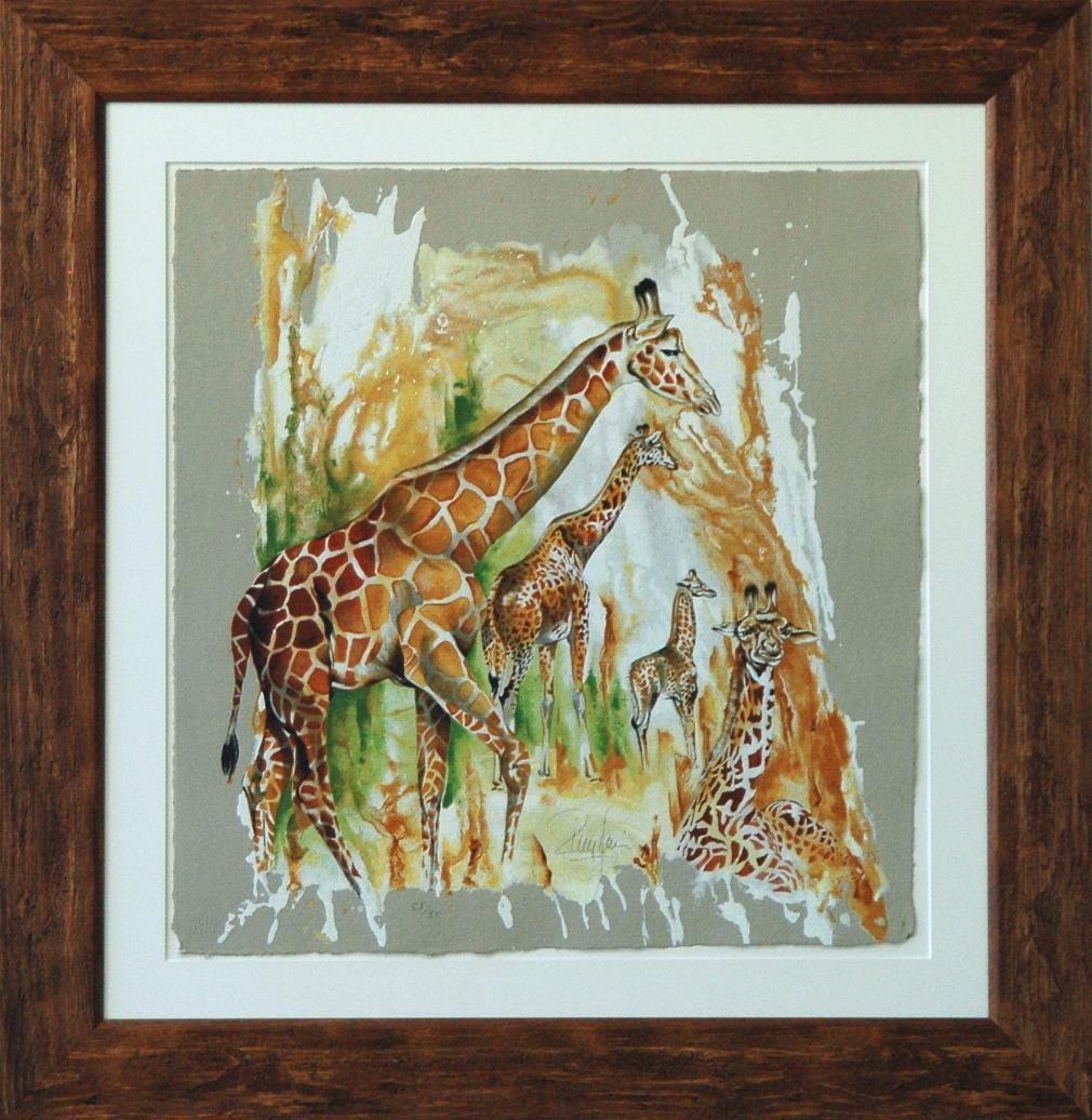 Giraffenfamilie Nr: 188 Jahr: 2009 Auflage: 80 Exemplar plus 8 Variationen