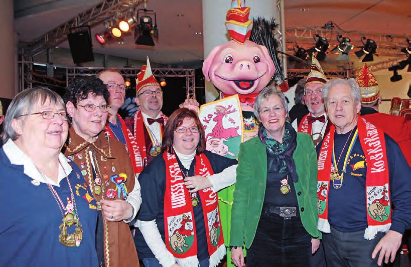 Für einen erfolgreichen Rathaussturm rüsten sich die Alten Weiber am Donnerstag, 7. Februar bereits ab 14.11 Uhr in der Gaststätte Zum Markt.