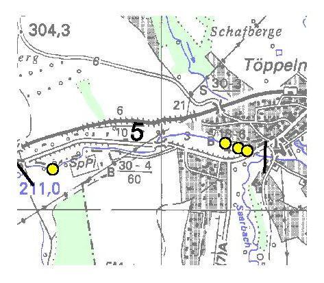 Maßnahmenblatt (TYP 69) Maßnahmen zur Herstellung der linearen Durchgängigkeit an sonstigen wasserbaulichen Anlagen Maßnahmen-ID: Name der Einzelmaßnahmen: 038 Ersatz des Absturz Töppeln 3 durch