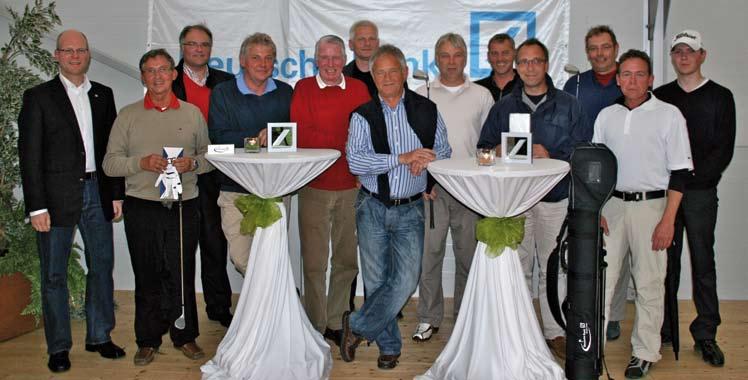 Deutsche Bank Newholm und Broermann Bruttosieger Klasse Beteiligung beim Deutsche Bank - Golfturnier Seit