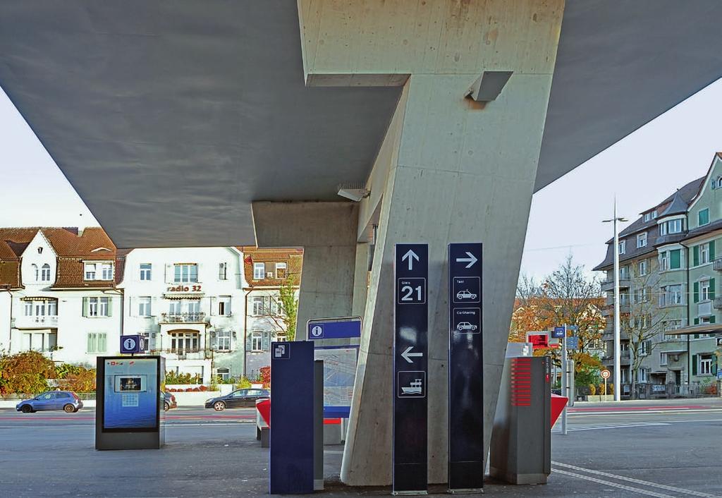 Neugestaltung Bahnhofplatz Solothurn Im Jahr 2002 wurde die Autobahn A5 zwischen Solothurn und Biel eröffnet. In der Folge rollte weniger Verkehr über den Bahnhofplatz Solothurn.
