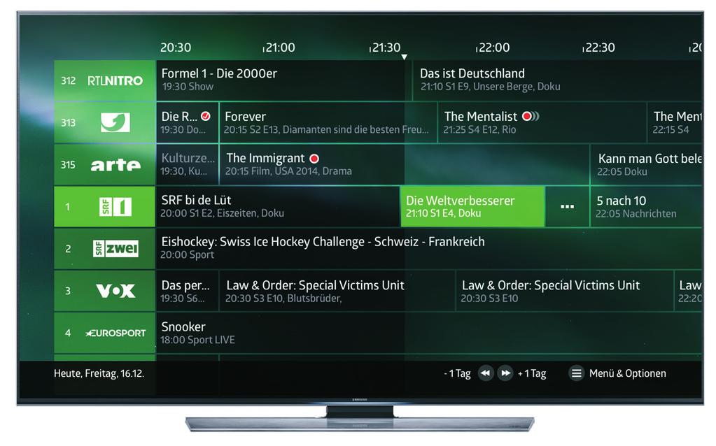 Bitte installieren Sie vorgängig Quickline TV gemäss Installationsanleitung. Viele aktuelle Informationen zu unserem Fernseherlebnis finden Sie auch unter quickline.
