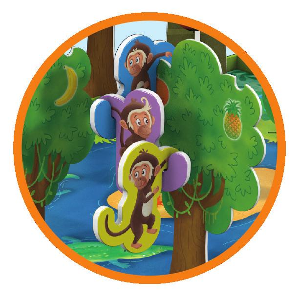Hinweis: Im Spiel mit kleineren Kindern kann der Kakadu-Würfel auch erst einmal weggelassen werden und mit 2 anstatt 3 Würfeln gespielt werden.