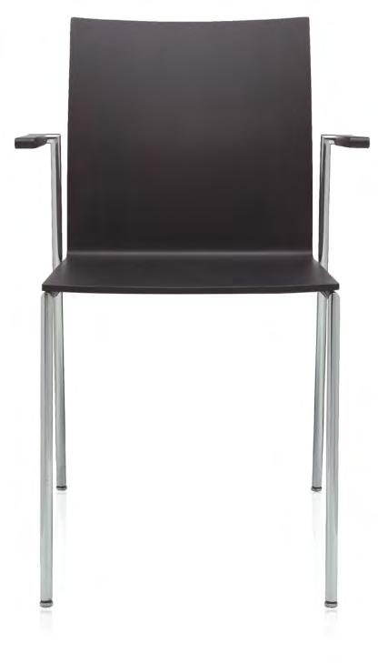 milanolight Design: Wolfgang C. R. Mezger Pures Design: filigran und vielseitig. Stuhl mit patentierter Formholzschale.