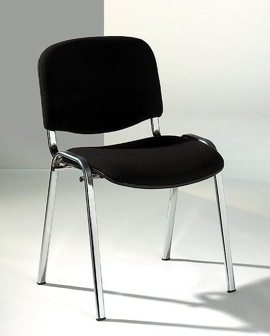Stühle: polster Sitz/Rücken Stoffpolster schwarz Sitzhöhe