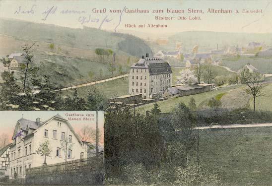 Zum Betrieb der Baumwollspinnerei wurde ein Nebenflüsschen des Dorfbaches in Teichen angestaut.
