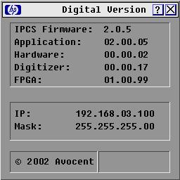 Betrieb über den lokalen Port 2. Klicken Sie auf Digital, um die Versionen von IP Console Viewer anzuzeigen. Das Dialogfeld Digital Version wird angezeigt.
