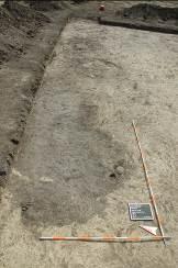 Oberflächenfunde von nicht ausgegrabenen Objekten im Grabungsschnitt Oberflächenfunde des Grabungsschnittes im Bereich des nicht ausgegrabenen Grubenhaus Objekt 44 wurden beim Überputzen geborgen und