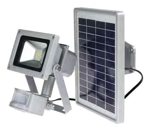 Solar LED Strahler mit Bewegungsmelder Solar LED Strahler mit Bewegungsmelder Verstärktes