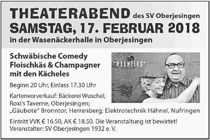 Donnerstag, 1. Februar 2018 KultuRelles 13 spiel ohne Namen Theaterstück der J2 am Andreae-Gymnasium Am Freitag, 2. Februar, und Samstag, 3.