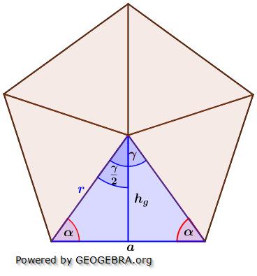 4.4 Länge der nkante der ndreiecke sind, lässt sich die Länge der nkante der ndreiecke ermitteln über die Höhe % der Pyramide und der Länge mit, nkante der % Grundfläche.